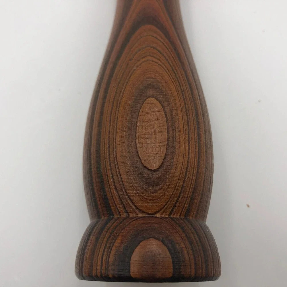 Vintage Handcrafted Cypress Wood Bud Vase gifts by GB for dry flowers